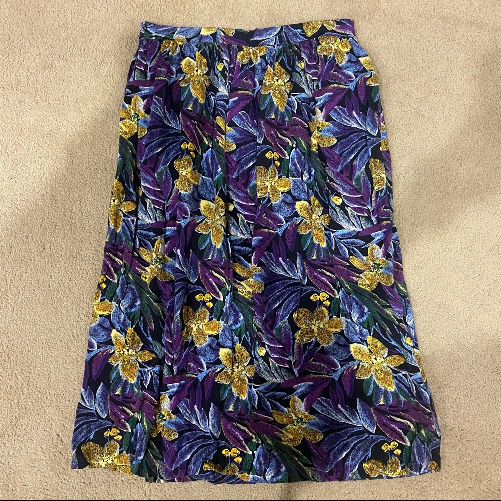 Vintage floral skirt